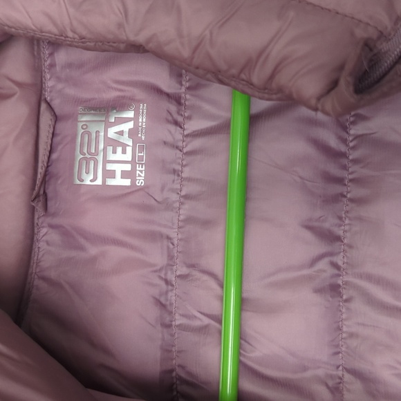 32 Degrees Purple Quilted Puffer Vest - Picture 2 of 4